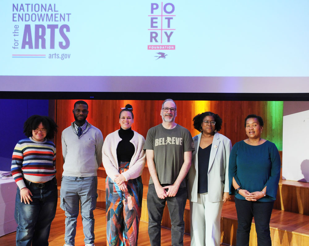 2024 Poetry Out Loud judges and emcee