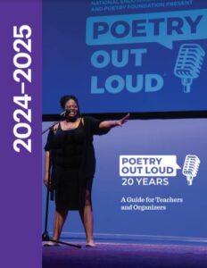 2024-2025 Poetry Out Loud Teachers Guide - Cover